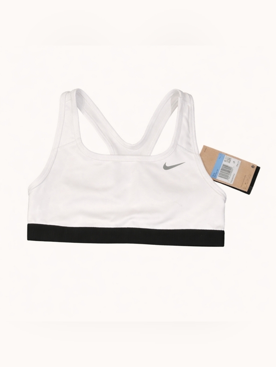 Nike Other - NWT Nike Girls Sports Bra Size M (7/8) White Black Racerback Training Bra